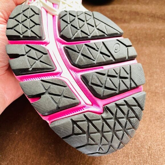 Excellent Asics GEL Kayano 22 Lite Show Glow Pink Light Blue Black Womens 9 US - Picture 12 of 14